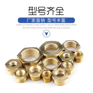 Reductor Neumático de Cobre, Conector de Cobre de 1/8\", 2/3\", 4\", 6\", 1\", Rosca Macho a Rosca Hembra, Reductor Directo, Nuevo - Product Image 1