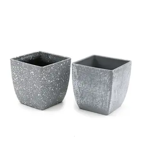 Yicai-Mini maceta <span class=keywords><strong>de</strong></span> plástico para decoración <span class=keywords><strong>de</strong></span> plantas, maceta pequeña <span class=keywords><strong>de</strong></span> flores para el hogar y la Oficina, barata - Product Image 1