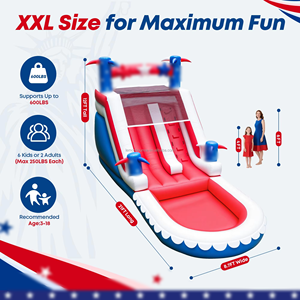 Castillo Inflable Comercial Gigante para Adultos y Niños <span class=keywords><strong>con</strong></span> <span class=keywords><strong>Piscina</strong></span> Desmontable, Fácil <span class=keywords><strong>de</strong></span> Instalar, Tamaño Personalizado, Material <span class=keywords><strong>de</strong></span> PVC - Product Image 6