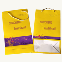 Bolsa de Papel Recubierto A4, Bolsa de Regalo con Logotipo Impreso Personalizado, Bolsa de Papel Resistente con Asa para Pequeñas Empresas