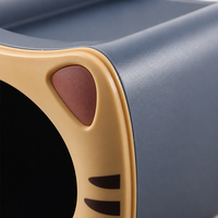 Étagères de rangement empilables pour chats YAOYUE, maison pour chat en PP, organisateur de meubles pour animaux de compagnie