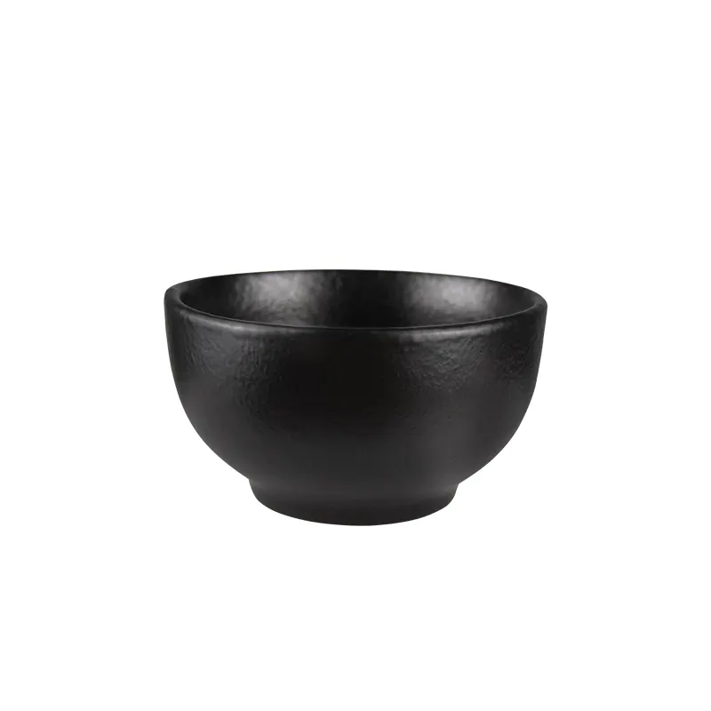 Juego de vajilla de porcelana negra, juego de vajilla de cerámica, juego de cena de cerámica mate para Catering, restaurante y Hotel