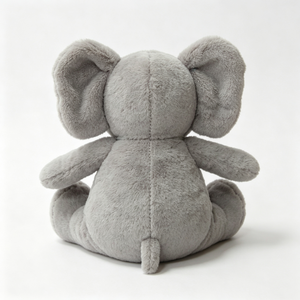Peluche d'éléphant personnalisée, éléphant en peluche, adorable peluche d'éléphant, peluche d'éléphant assis, peluche d'éléphant gris - Product Image 4