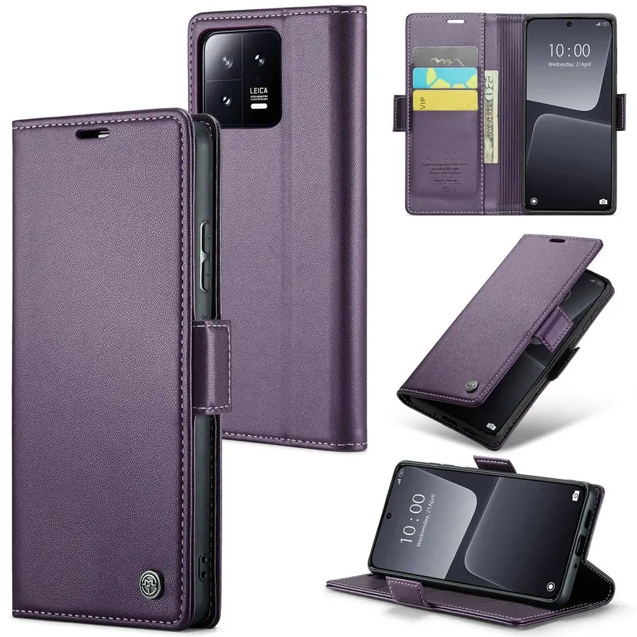 เคสหนัง PU แม่เหล็กสำหรับโทรศัพท์ Xiaomi 10 11 12 12S Pro สำหรับ redmi Note 8 9 10 11 Pro