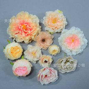 ดอกโบตั๋นผ้าไหมเทียมตงเฉิน ขนาด 10 ซม. สำหรับตกแต่งงานแต่งงานและบ้าน - Product Image 3