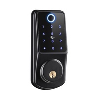Lermom الأمن سلامة الجبهة الباب قفل نقر اسطوانة كلمة RFID بطاقة بصمة الذكية ديدبولت باب من الفولاذ والخشب قفل