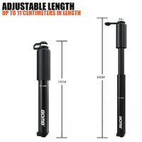 Pompe à vélo portable BOMB, mini pompe à air pour pneus de vélo, gonfleur de pneus en alliage d'aluminium, pompe manuelle, vente en gros