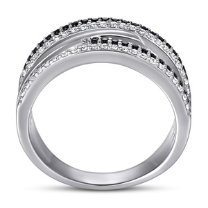 Perhiasan Perak Sterling Kustom Cincin Perak <span class=keywords><strong>Dubai</strong></span> Perhiasan S925 Cincin Wanita Bertumpuk Berlian Zirkonia Kubik - Product Image 4