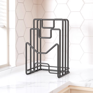 Organizador Multifuncional de Metal para Encimera, Lazy Susan, Práctica Base Giratoria para Tabla de Cortar, Soporte para Tapas de Ollas, Almacenamiento de Cocina - Product Image 2