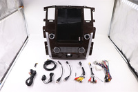Lecteur DVD de voiture à écran vertical tactile Android 14 Navigation pour autoradio Nissan Patrol avec Caplay sans fil et Android Auto