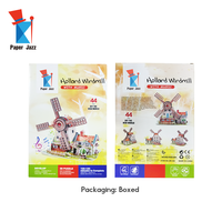 Modèle en papier DIY Puzzle 3D Structures architecturales Modèle Puzzle 3D Jouet pour enfants