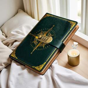 Promotion Custom Linen Wooden Spiral PU <b>Notebooks</b> Small Custom Printing Planners for Students - Product Image 5