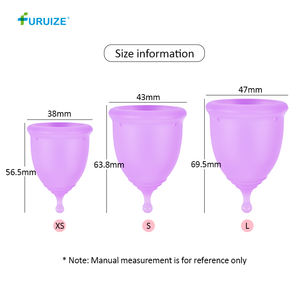 Cangkir Menstruasi Fleksibel, Mudah Digunakan, Higiene Kewanitaan, Copas Menstruales Bersertifikat, Cangkir Menstruasi untuk Aliran Deras - Product Image 3