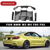 Lèvre de diffuseur de pare-chocs arrière en Fiber de carbone de Style PSM de haute qualité pour BMW F80 F82 M3 M4 2014 + état neuf