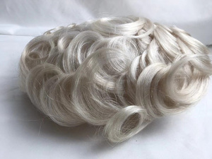 <span class=keywords><strong>ผม</strong></span>อินเดียแบบกำหนดเองได้ ความหนาแน่น 110% # ระบบเปลี่ยนผม 60 ชิ้น ทำจากผมแท้ของชาวอินเดีย 100%  ฐานลูกไม้เต็มศีรษะ สำหรับผู้ชายผิวขาว - Product Image 2