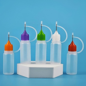 New 5ml 10ml 20ml 30ml 50ml 100ml 120ml PE Needle Tip <b>Plastic</b> Dropper Needle <b>Bottles</b> Oil Fill <b>Bottle</b> - Product Image 1