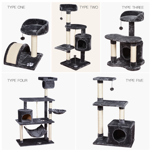 Üretici kedi mobilya ahşap kulesi karton evde beslenen hayvan kedi ağaç evi - Product Image 3