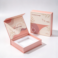 Boîte cadeau en papier magnétique pliable écologique sur mesure avec gaufrage UV et grand logo pour tasses à café et irrigateurs dentaires