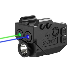 3 in 1Tactical <strong>Light</strong> Beam 600 Lumens Combo Slideable Blue <strong>Green</strong> Beam and <strong>Light</strong> with Strobe &amp; Memory - Product Image 1