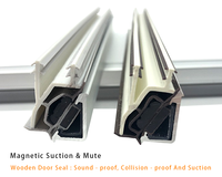 Vente en gros de bandes d'étanchéité en caoutchouc PVC profilé extrudé pour joint de porte Bande d'étanchéité magnétique d'aspiration pour porte et fenêtre en bois