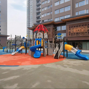 2025 thiết kế mới trẻ em chơi sân chơi ngoài trời thiết bị với Slide Swing Set cho trẻ em sân chơi - Product Image 3