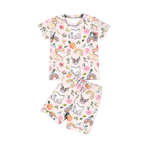 TZ-336-HXL Vêtements pour bébés, vêtements pour filles d'été 2021, ensembles de vêtements mignons pour enfants, t-shirt et pantalon, ensembles de vêtements 2 pièces pour enfants - Product Image 5