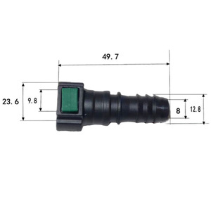 Connecteur de tuyau de carburant pour dirigeable, prise rapide en plastique de 9.49mm pour réparation et remplacement - Product Image 1