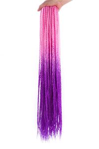 Vente en gros Tresses au <span class=keywords><strong>crochet</strong></span> torsadées sénégalaises Cheveux à tresser torsadés nubiens synthétiques - Product Image 5