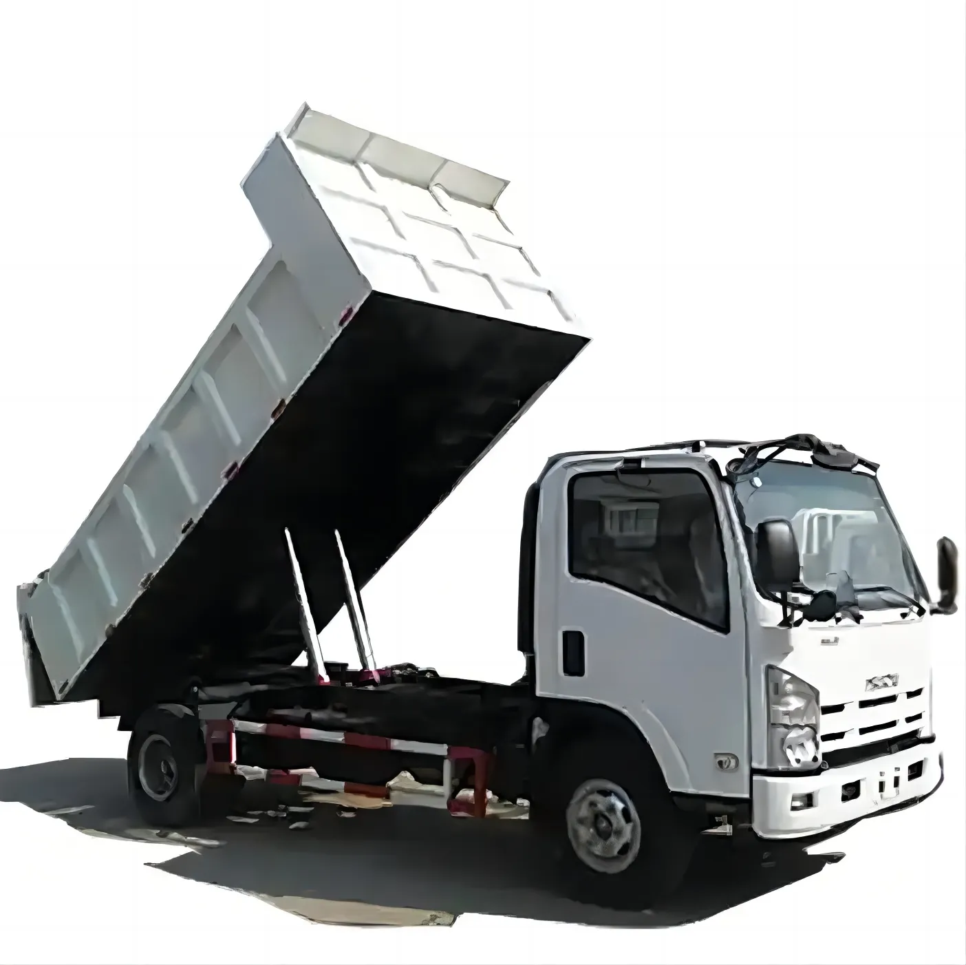 Marca New Japan 4X2 2 ton-ton 6 mini caminhão basculante com 4JB1 Isuzu motor diesel para venda