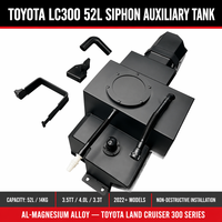 Upgrade Kapasitas Tangki Bahan Bakar Tambahan untuk Toyota LC300 Land Cruiser Seri 300 Platform GA-F Tangki Bahan Bakar Bantu Ekspedisi Off Road
