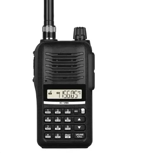 Walkie-talkie IC-V86 IC-U86 original por atacado, rádio amador portátil portátil FM de alta potência 7W VHF (136-174MHz)