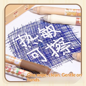 <span class=keywords><strong>Stylo</strong></span> neutre à action par clic de style dessin animé mignon, 0,5 mm, pour étudiants, écriture fluide, <span class=keywords><strong>thermosensible</strong></span>, effaçable, en plastique, <span class=keywords><strong>stylo</strong></span> cadeau - Product Image 5
