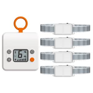 पालतू सुरक्षा लंबे समय तक चलने वाली बैटरी जीवन के लिए ध्वनि चेतावनी और समायोज्य स्थिर स्तर के साथ स्मार्ट वायरलेस पालतू - Product Image 1