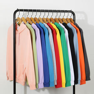 Felpe con Cappuccio Unisex Personalizzate a Basso MOQ, Tinta Unita, Logo Ricamato, in Cotone, Uniformi Casual per Uomo e Donna - Product Image 2