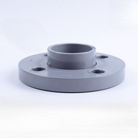 Brida integrada resistente a altas temperaturas Brida industrial de CPVC de una sola pieza para accesorios de tubería Resistente a productos químicos