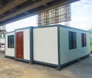 Australia 40ft 2 Dormitorio <span class=keywords><strong>Granny</strong></span> Flat Living Tiny Home Cabin Kit Acero Oficina al aire libre 20ft Hotel Casa contenedor expandible - Product Image 4
