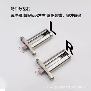 Bisagra para Muebles de Aleación de Zinc, Oculta, con Cierre Suave y Amortiguador, para Muebles de Diseño Moderno - Product Image 3