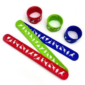 יצרן הדפסה מותאם אישית הדפסה <span class=keywords><strong>slap</strong></span> גלישת clap wristband לסביבה-ידידותי רפלקטיבי רפלקטיבי רפליטים צמיד pvc - Product Image 5