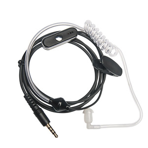 Walkie Talkie Headset For Xiaomi S1 Mini 32 Ohm Audio <b>Cable</b> With Earpiece And <b>Mic</b> - Product Image 1