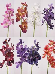 <span class=keywords><strong>Orquídea</strong></span> Vanda de Tacto Real, Flor Artificial de Tallo Único para Decoración de Hogar de Lujo, Diseño de Interiores, Accesorios de Fotografía de Bodas, Venta al por Mayor - Product Image 6