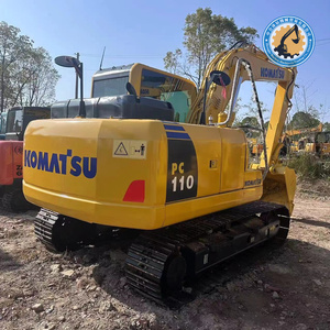 Excavatrice Komatsu PC110-8 d'occasion reconditionnée, 11 tonnes, godet de 0,48 m, moteur de 69,6 kW, moteur principal avec vidéo et garantie de qualité - Product Image 1