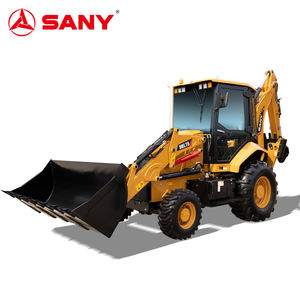 รถตักล้อยาง <span class=keywords><strong>SANY</strong></span> ความเร็วในการเคลื่อนที่ 35 กม./ชม. รถตักหน้าขุดหลัง - Product Image 1