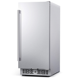 Réfrigérateur à compresseur à zone unique en acier inoxydable ne-351-8 de 2,0 à 2,9 pieds cubes avec porte solide isolée - Product Image 3
