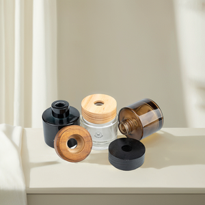 Vietnam WeWood Luxury Fragrance Reed <b>Stick</b> <b>Diffusion</b> Bottle Custom Color Wooden Packaging Cap Empty Screw Lids Bottle Closures - Product Image 1