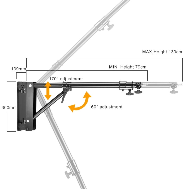 TARION caméra Bras articulé Support Pince de Table trépied trépied de
