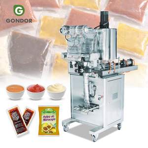 Honey Packaging Liquid Sachet 3 Side Seal Soya Juice Filling Sauce Packet Vertical Packing Machine Olive - Product Image 1