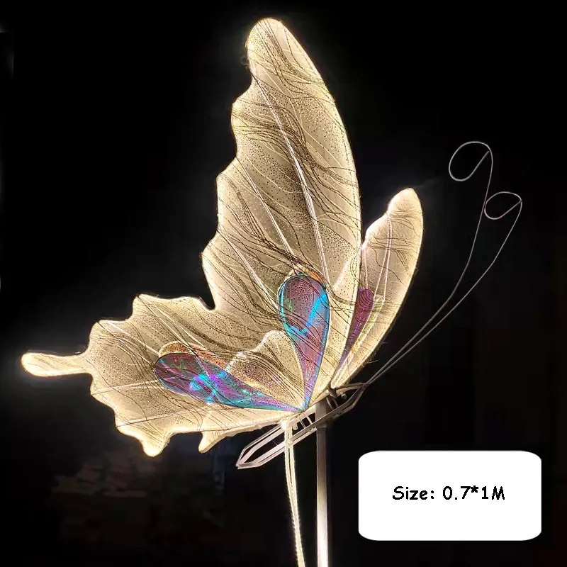 1.4*1.8M cabina fotografica oggetti di scena hanno portato le ali di farfalla da ballo per l'illuminazione per matrimonio all'aperto a led per feste di compleanno ktv
