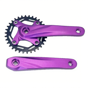 Juego de Bielas de Bicicleta de Carretera y Montaña de Aleación de Aluminio Ligero, 9/10/11 Velocidades, Disco Único, Orificio Cuadrado 104BCD, Dientes Positivos y Negativos - Product Image 5