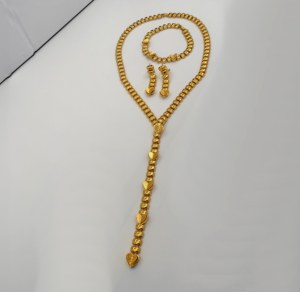 Juego de Joyería Africana Estilo Dubái de Alta Calidad, Chapado en Oro, para Bodas, Fiestas, Aniversarios, Regalo, Joyería de Boda - Product Image 5