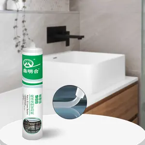 Cheap Price Fast Cure Construction Glass Bonding Filling Bathroom Window Basin Caulking Acetic RTV GP Glass Silicone Sealant